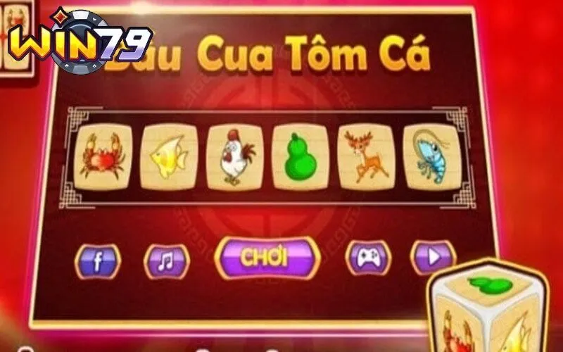 Chỉ với 4 thao tác đơn giản bạn đã có thể tham gia chơi bầu cua tôm cá